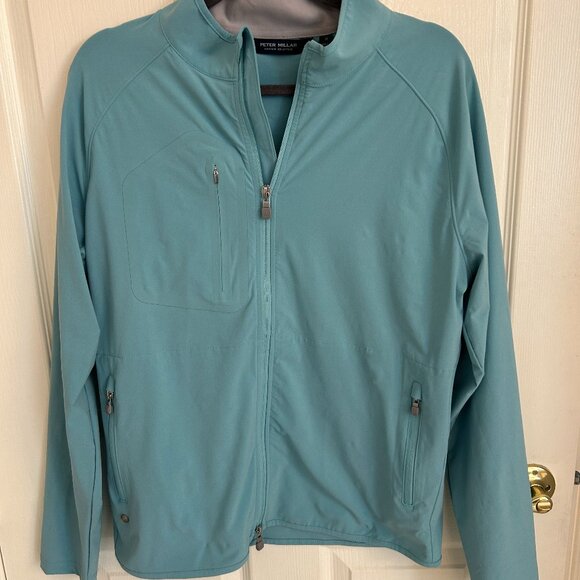 Peter Millar Flex Adapt Half Zip Pullover Stretch Golf Jacket M NWT - Picture 1 of 4